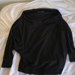 Free People | black lightweight sweater